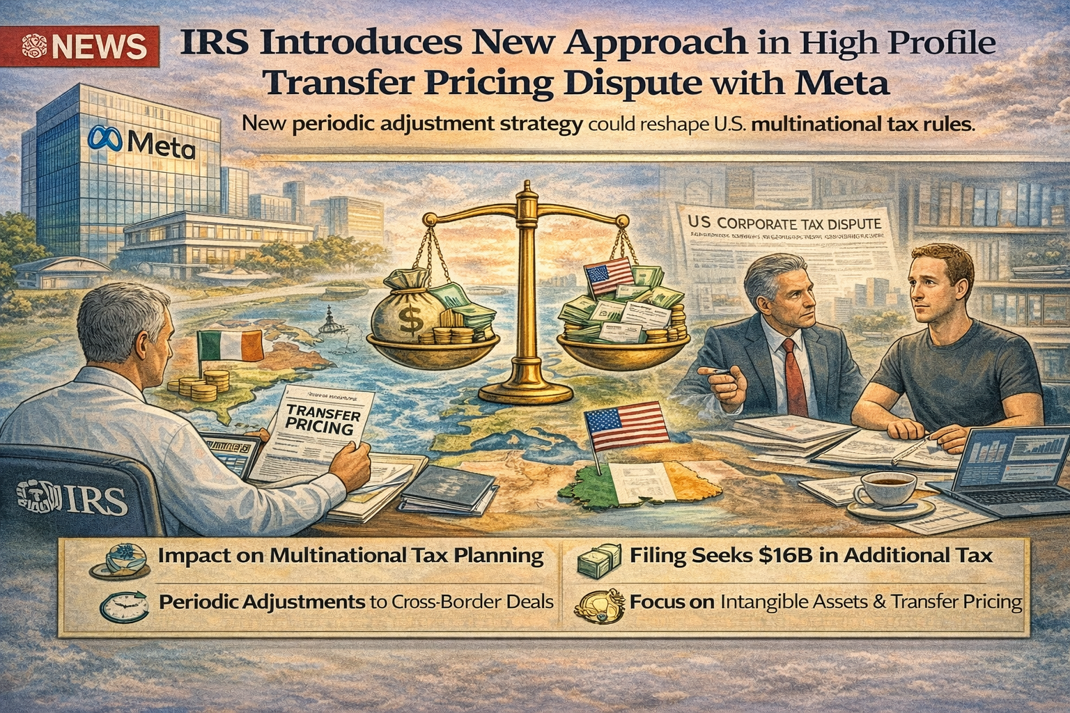 IRS Introduces New Approach in High Profile Transfer Pricing Dispute with Meta