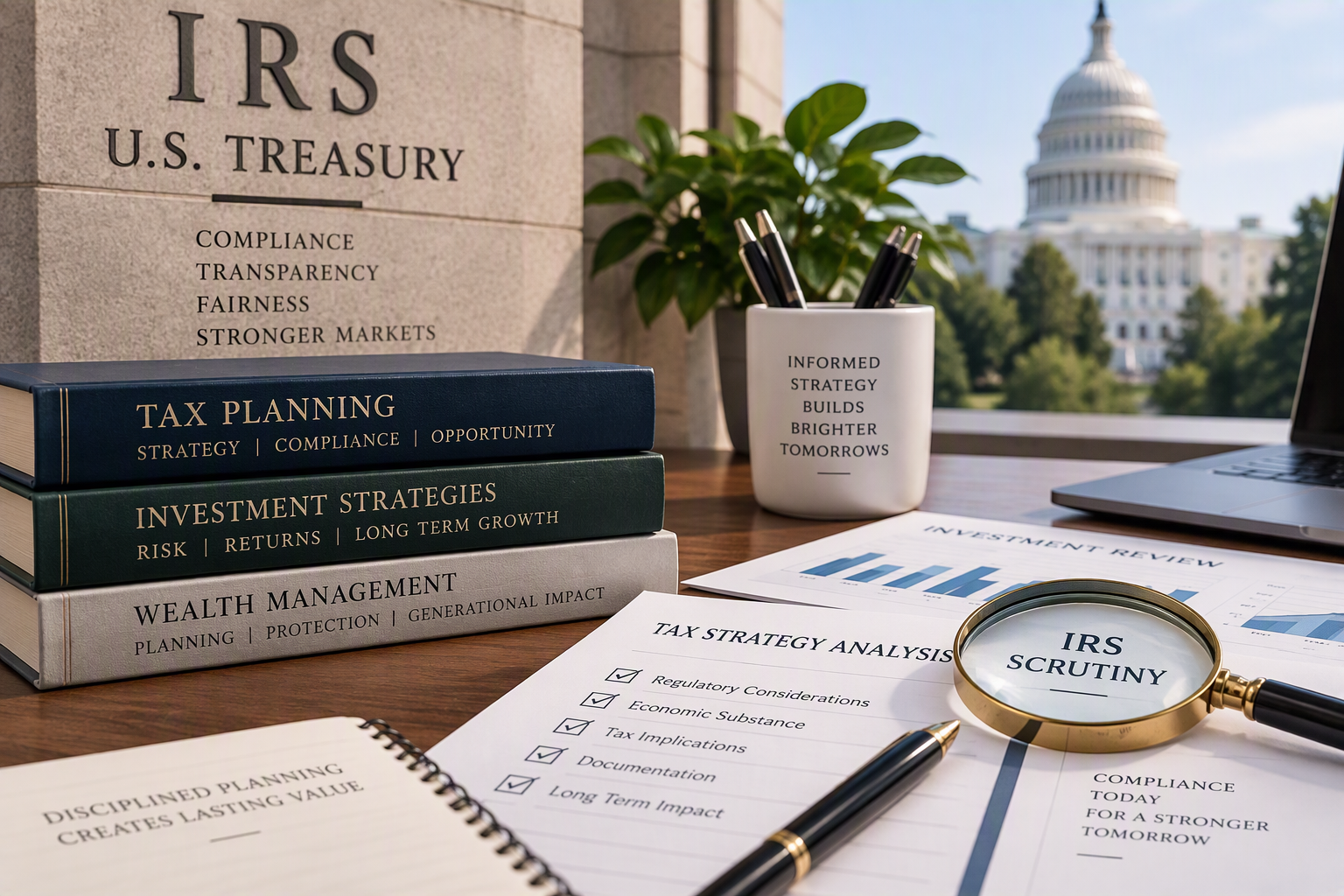 New IRS and Treasury Scrutiny of Tax Driven Investment Strategies: What Investors Need to Know